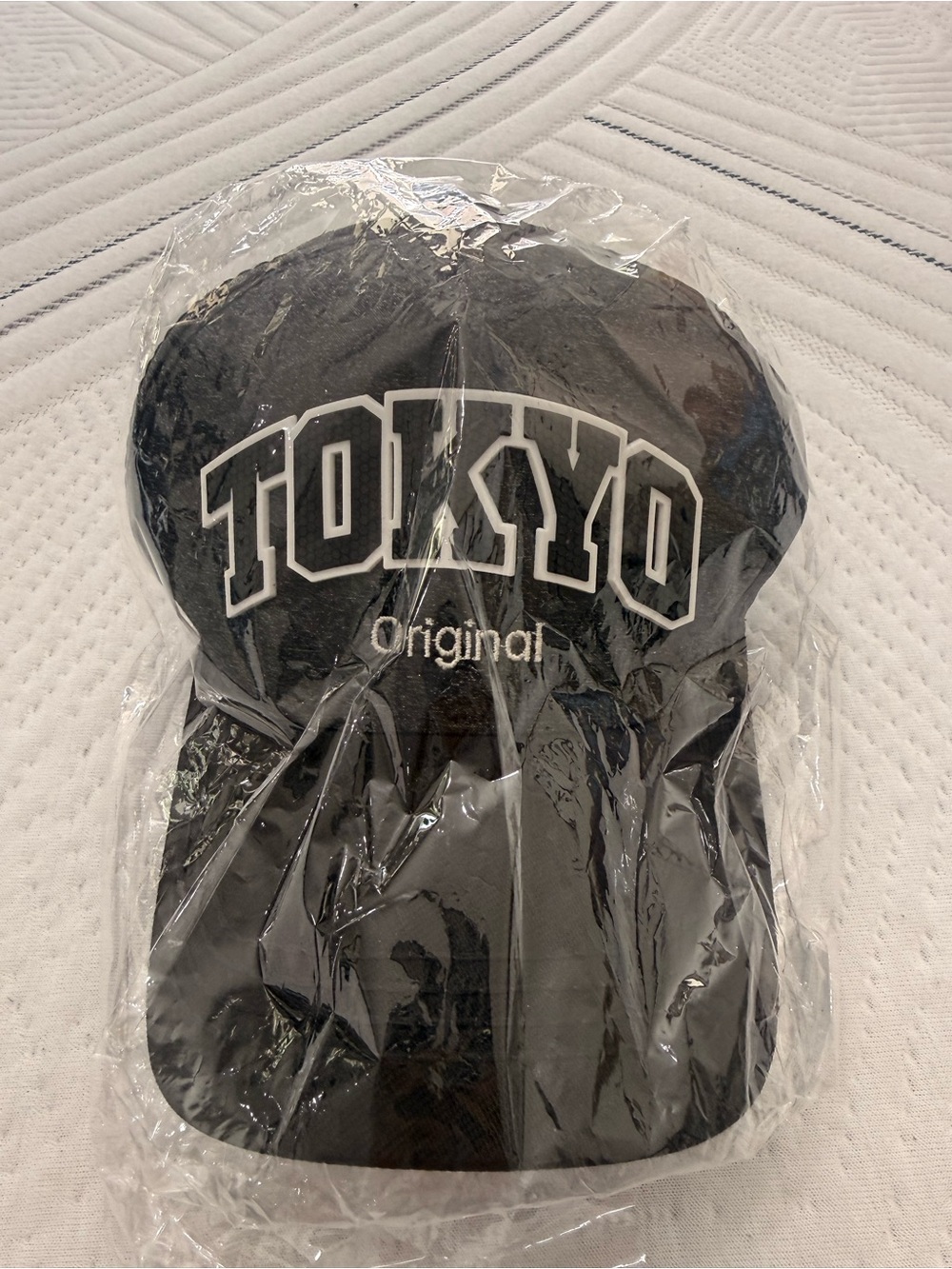 Robin Ruth Black Baseball Cap with White Logo